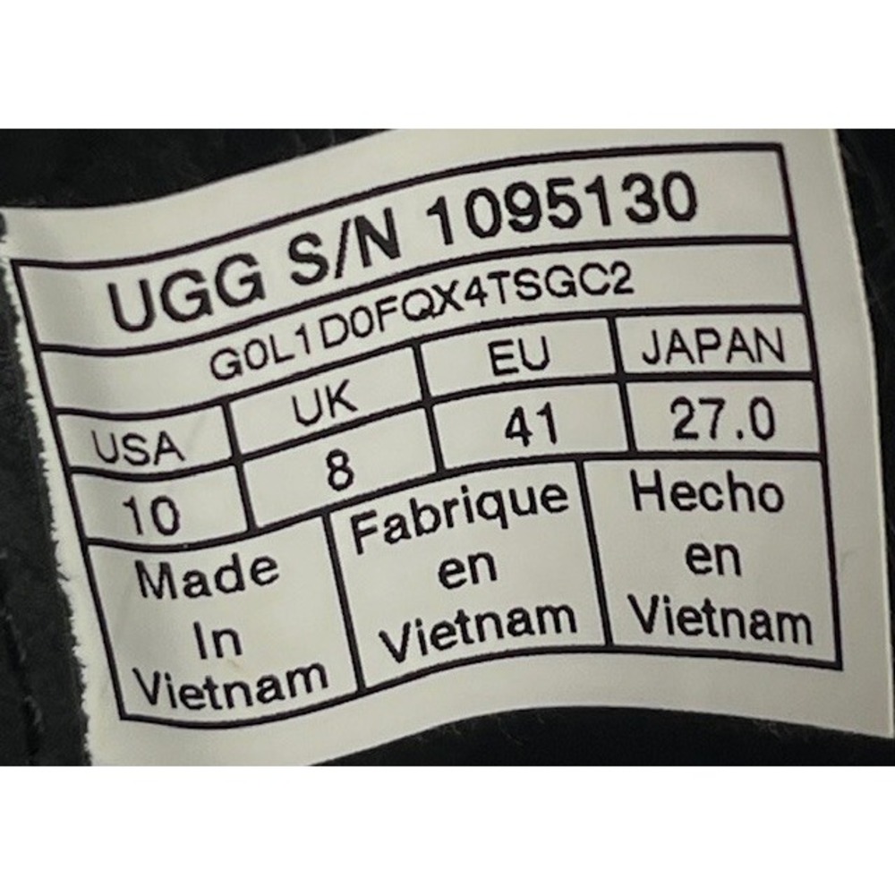 UGG Black Ankle Boots with Buckle Detail - Picture 6 of 10
